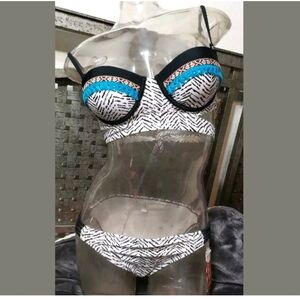 ZEBRA ARIZONA JRS 2 PIECE BIKINI S L NEW